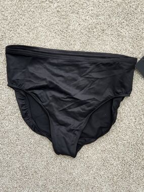 *NWT* Miraclesuit Black High-Waist Swim Briefs